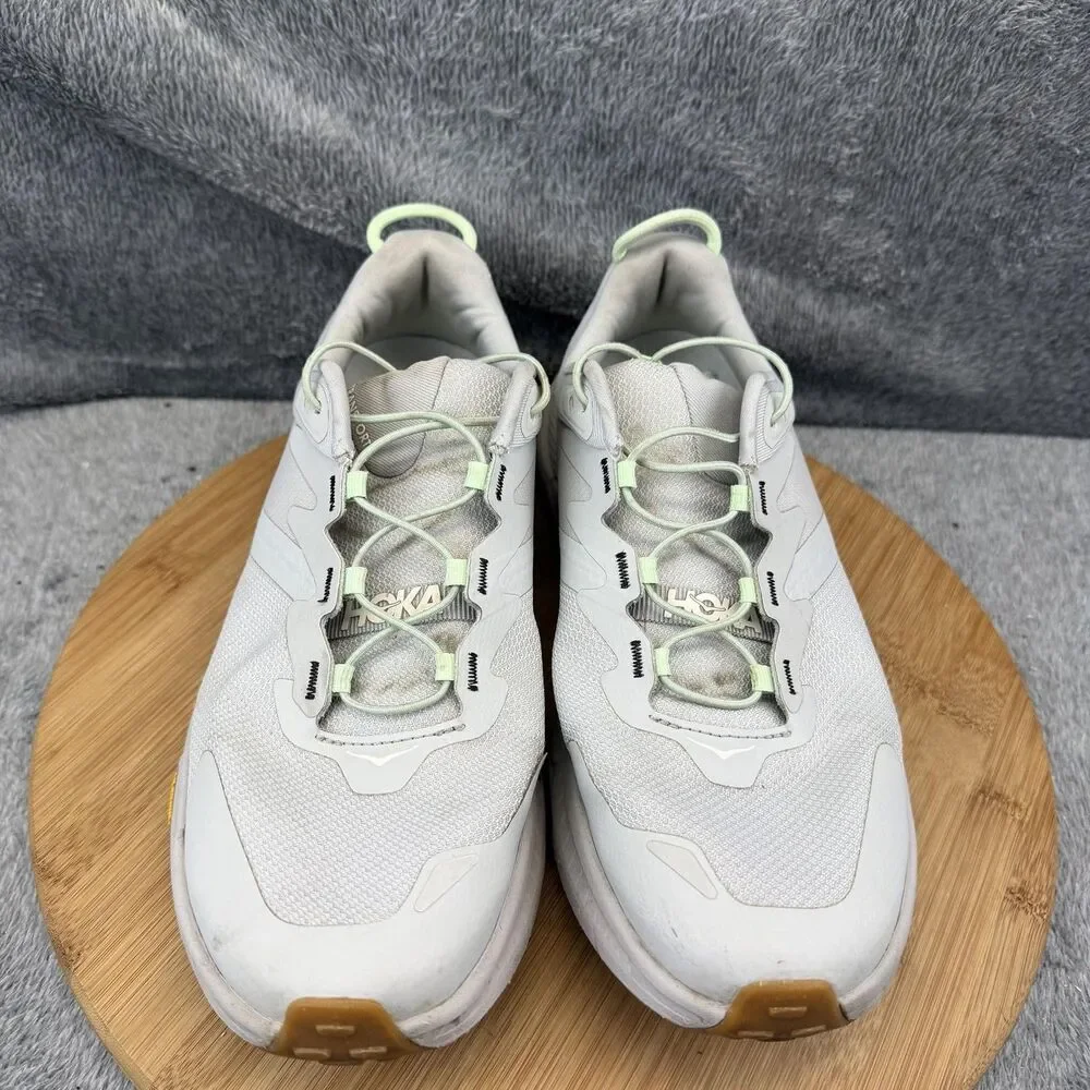 Hoka Transport Shoes Womens Size 9.5 Gray Mesh Walking Athletic Sneakers Vibram